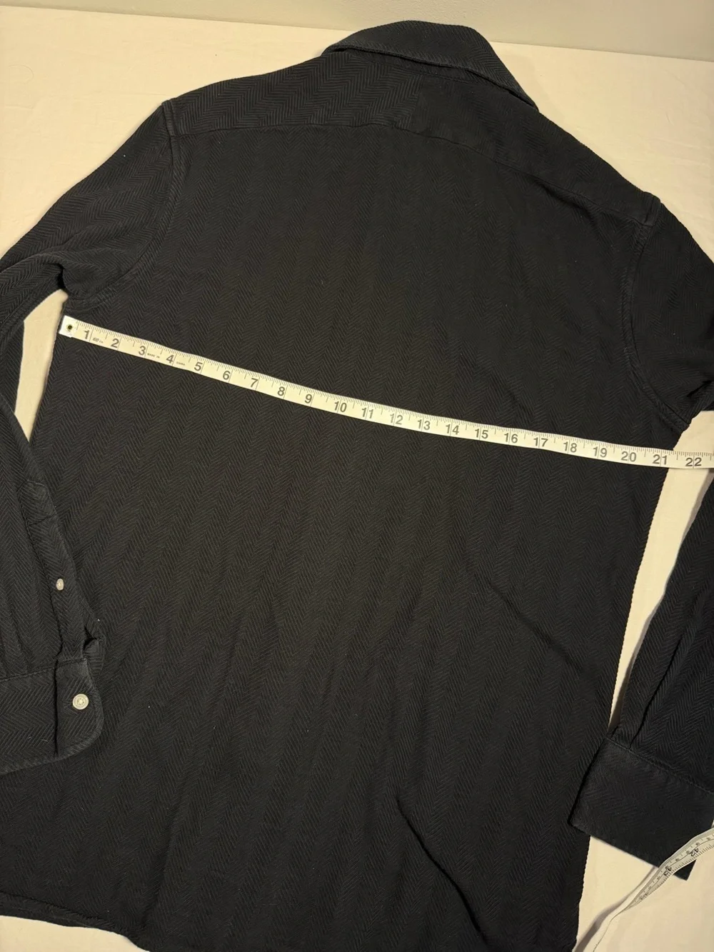 Men's Banana Republic herringbone texture shirt